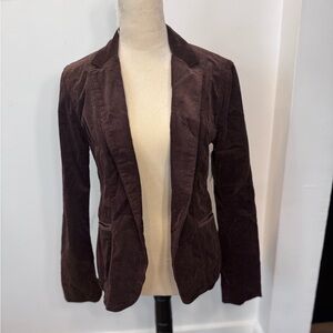Calvin Klein Jeans Blazer, size small, brown, corduroy, never worn